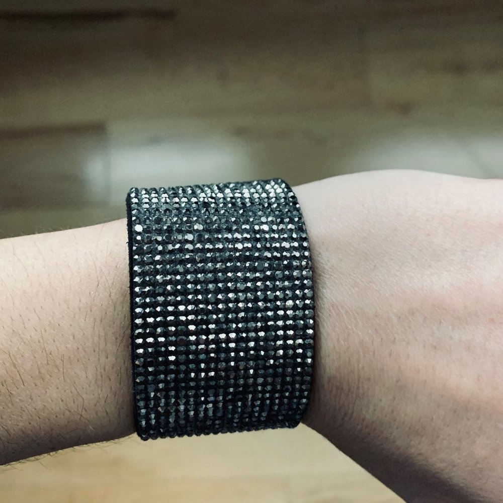 Express Rhinestone Cuff Bracelet